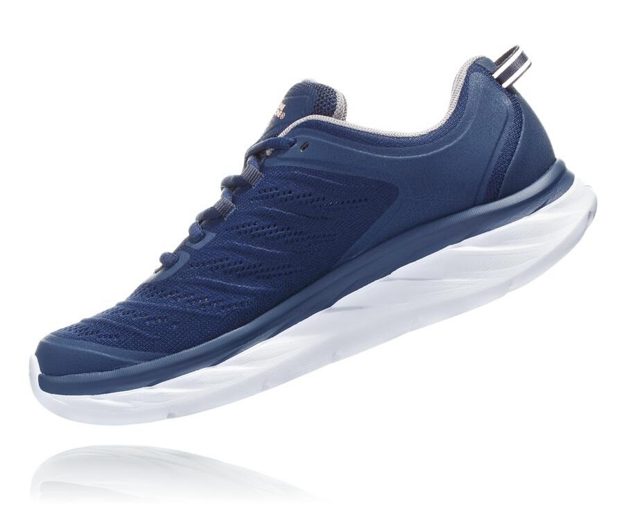 Hoka One One Hardloopschoenen Dames - Akasa - Blauw/Wit - KP0379584